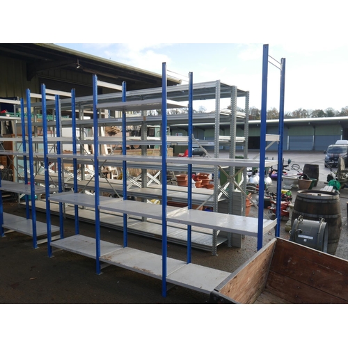 90 - 3 RUNNING BAYS OF SHELVING