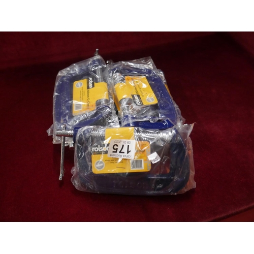 175 - LOT OF G-CLAMPS