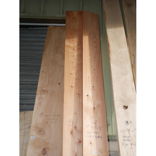 112 - 2 LARCH BOARDS