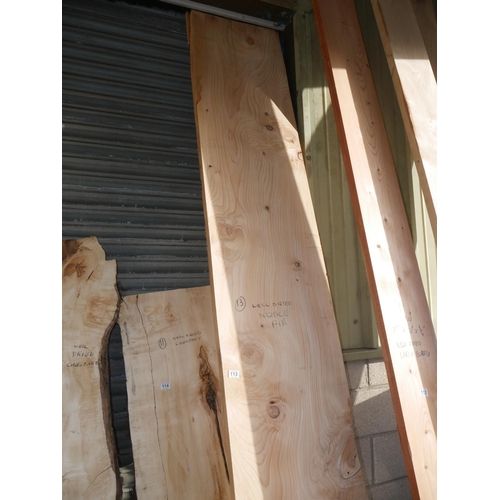 113 - LARGE NOBLE FIR PLANK