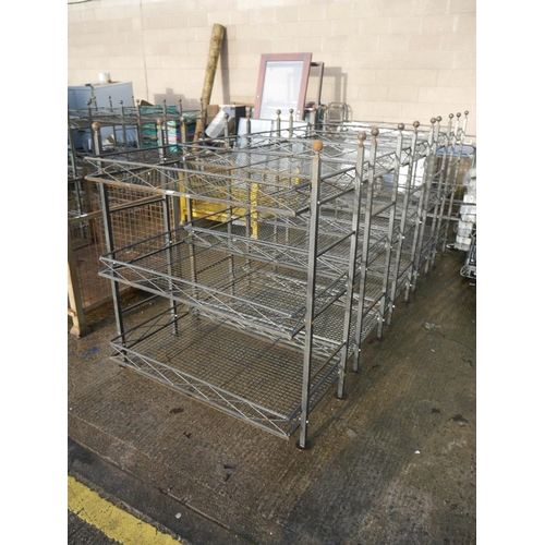 2 - 5 METAL SHELVING UNITS