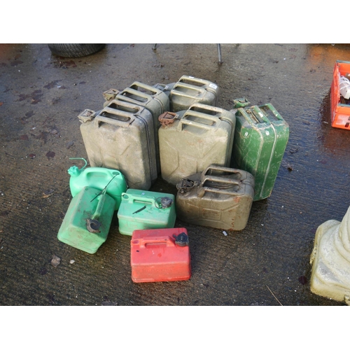 53 - JERRY CANS & PETROL CANS