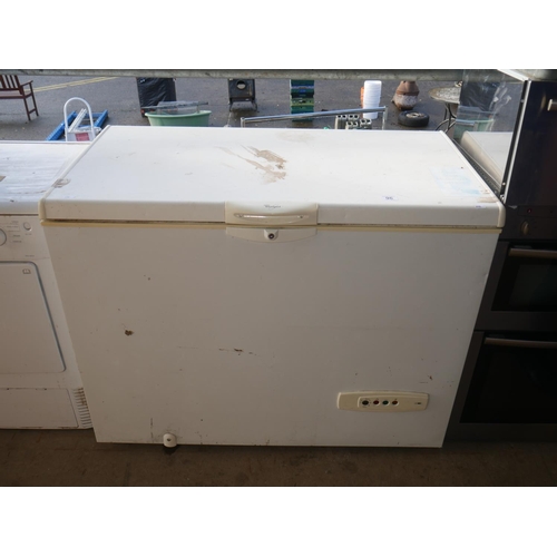 96 - CHEST FREEZER - WORKING BUT NEEDS CLEANED