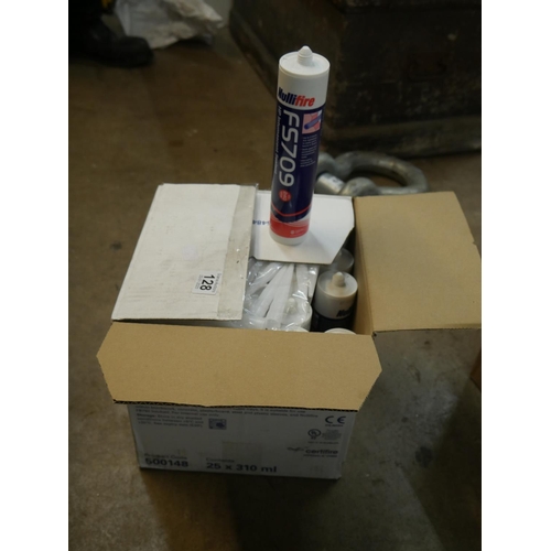 128 - BOX OF FIRE PROOF SEALANT