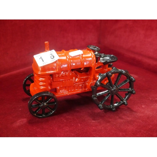 186 - CAST IRON TRACTOR