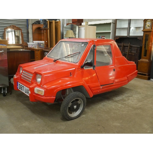 205 - HERON MICRO KIT CAR WITH 50cc ENGINE 1986 - ON DVLA  SYSTEM - LAST TAXED 1987 - COMES WITH CUSTOM BU... 