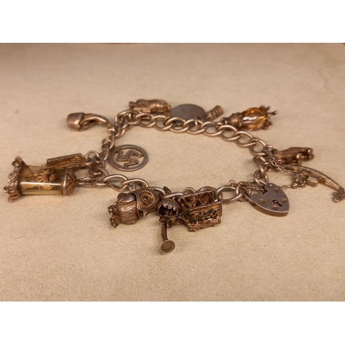 251 - SILVER CHARM BRACELET