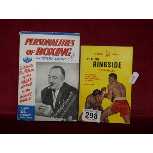 298 - 2 FIRST EDITION BOXING BOOKS