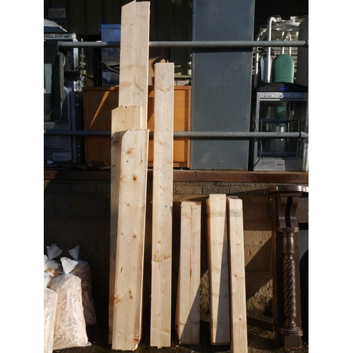 50 - LOT OF WHITE WOOD