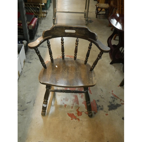 630 - OAK CHAIR