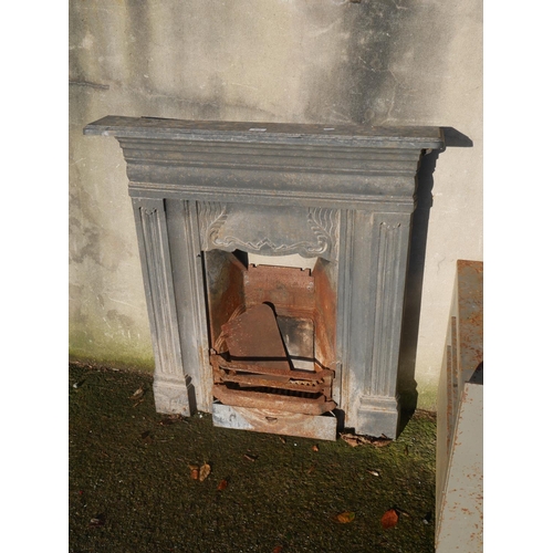 69 - CAST IRON FIREPLACE