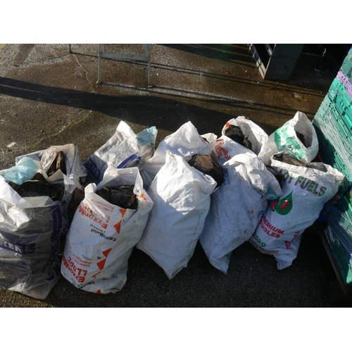 7 - 10 BAGS OF BOG OAK LOGS