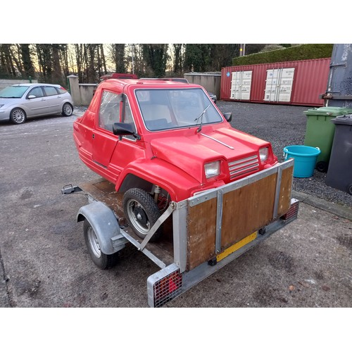 205 - HERON MICRO KIT CAR WITH 50cc ENGINE 1986 - ON DVLA  SYSTEM - LAST TAXED 1987 - COMES WITH CUSTOM BU... 