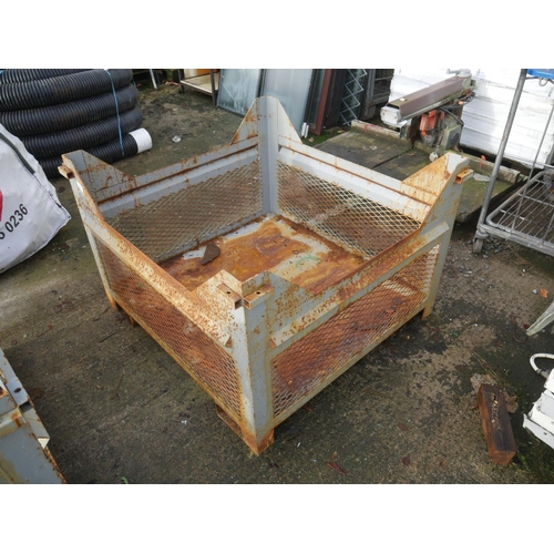 10 - STEEL PALLET CAGE