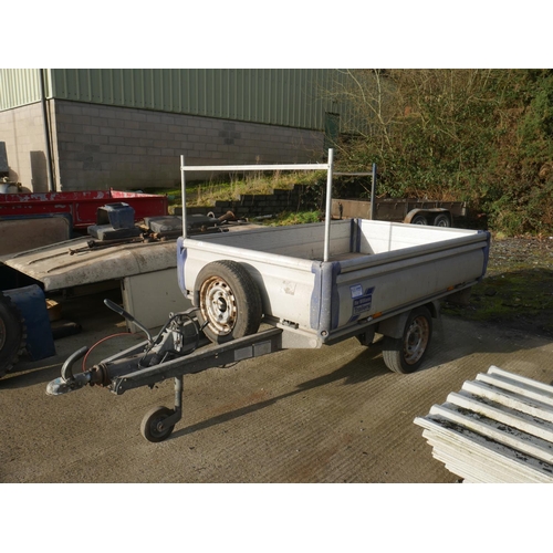 2 - SINGLE AXLE IFOR WILLIAMS DROP SIDE TRAILER