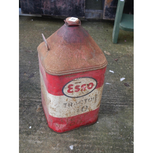 22 - ESSO OIL CAN