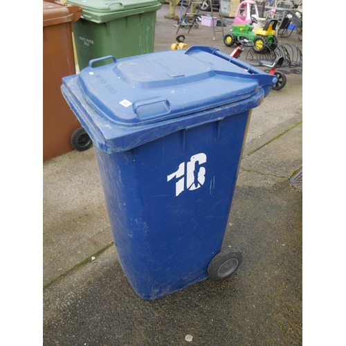 42 - BLUE WHEELIE BIN