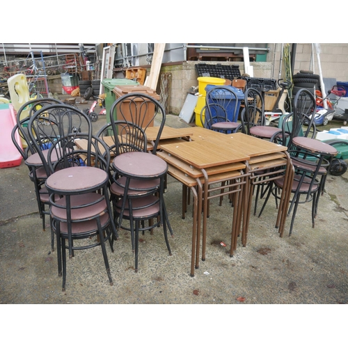 43 - LOT OF RESTAURANT TABLES & CHAIRS