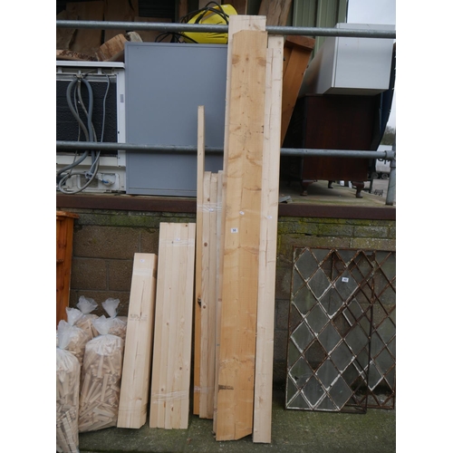 50 - LOT OF WHITE WOOD