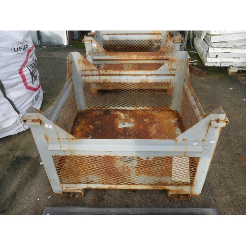 9 - STEEL PALLET CAGE