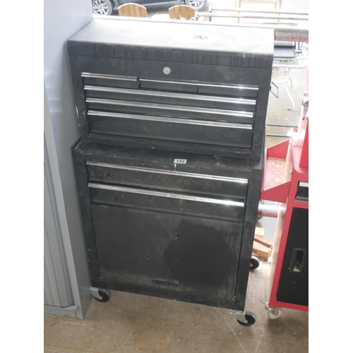 142 - BLACK TOOL TROLLEY