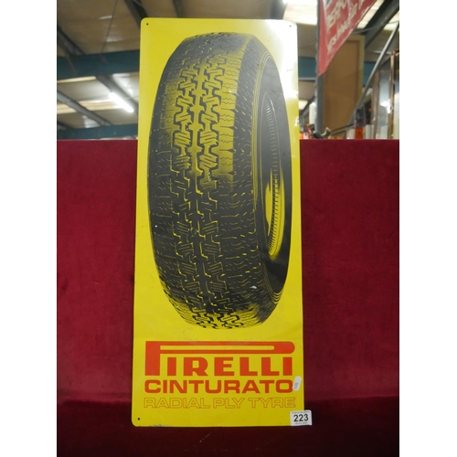 223 - PIRELLI PAINTED SIGN