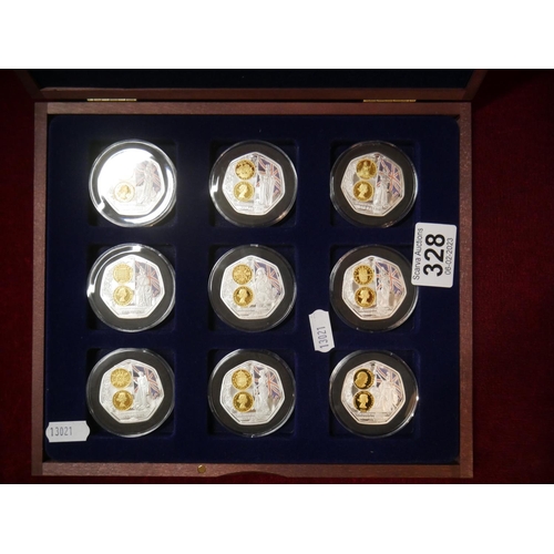 328 - SILVER PROOF COIN SET