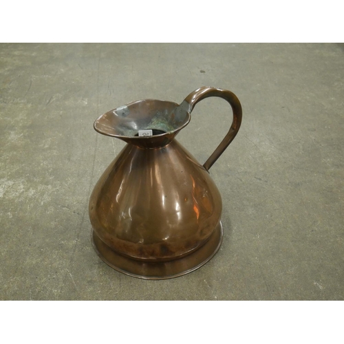 346 - ANTIQUE COPPER PITCHER