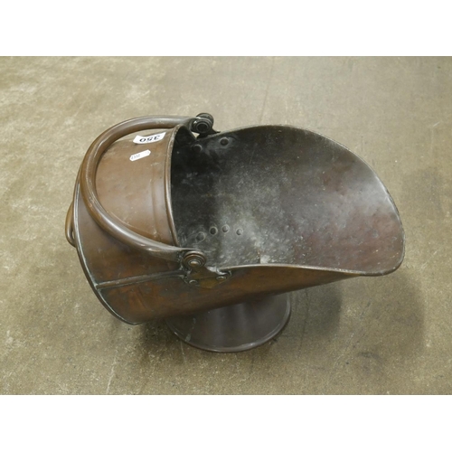 350 - COPPER COAL SCUTTLE