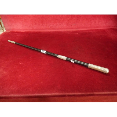 368 - SILVER MOUNTED SWAGGER STICK