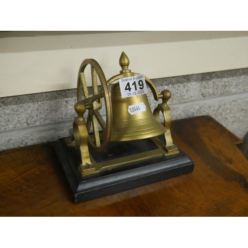 419 - BRASS BELL