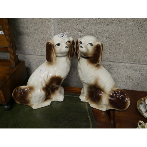 429 - PAIR OF STAFFORDSHIRE DOGS