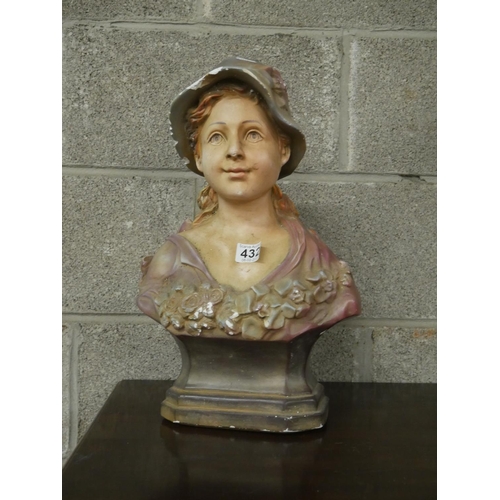 432 - PLASTER BUST