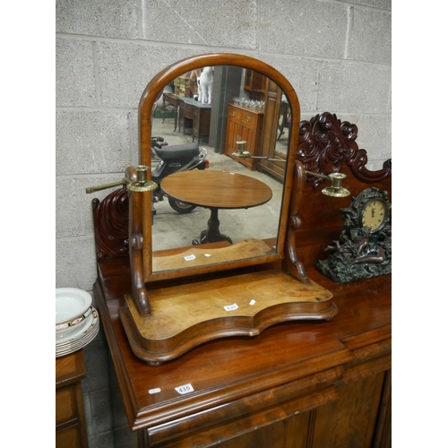 439 - VICTORIAN DRESSING TABLE MIRROR