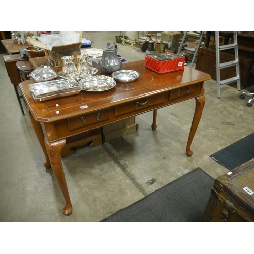 492 - 3 DRAWER HALL TABLE