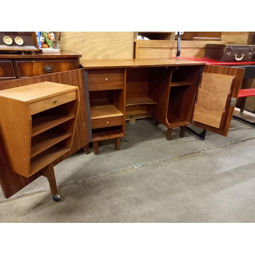 496 - MID CENTURY FOLDING DESK