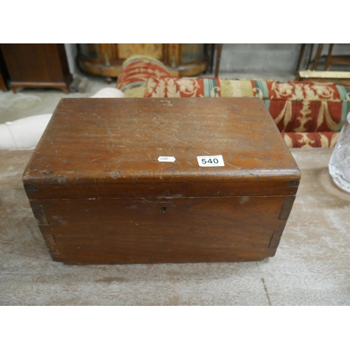 540 - OLD WOODEN BOX