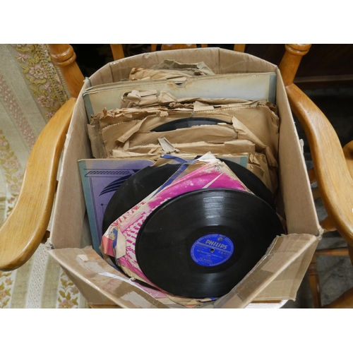 577 - BOX OF RECORDS