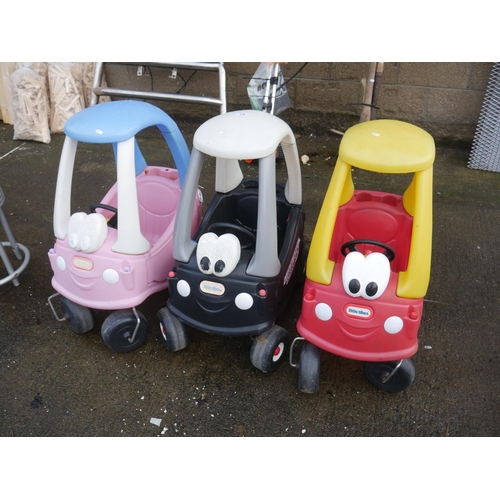 63 - 3 LITTLE TIKES CARS