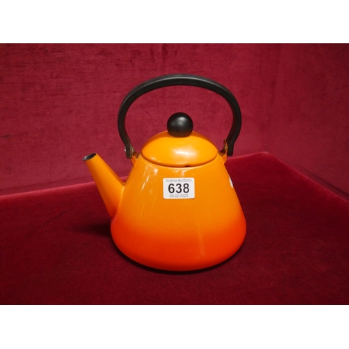 638 - ENAMEL KETTLE