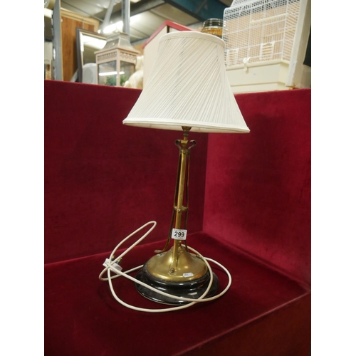 299 - BRASS TABLE LAMP