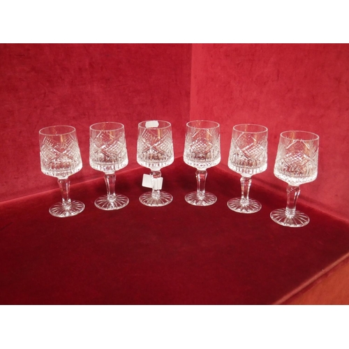 324 - 6 TYRONE WINE GLASSES