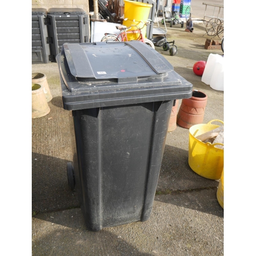 55 - BLACK WHEELIE BIN