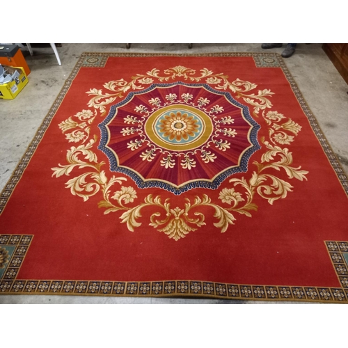 484 - LARGE RUG 10.5 ft x 9.5 ft approx