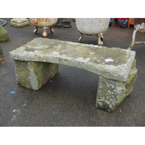 59 - GEORGIAN STONE SEAT