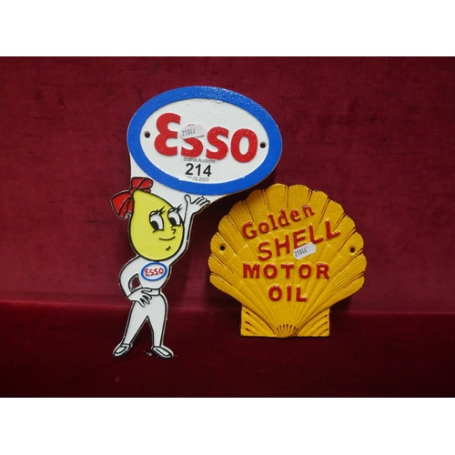 214 - ESSO SIGN & SHELL SIGN