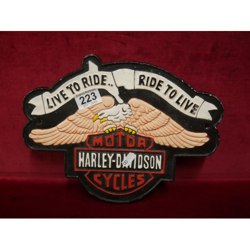 223 - HARLEY DAVIDSION SIGN