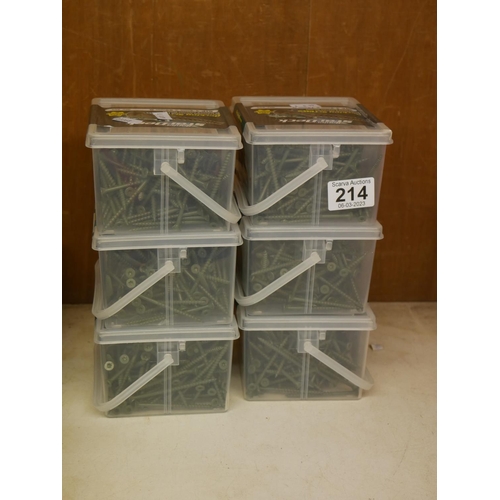 214 - LOT OF DECKING SCREWS