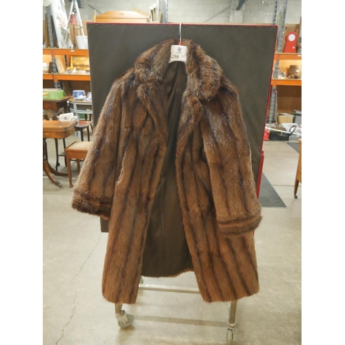 299 - FULL LENGTH FUR COAT