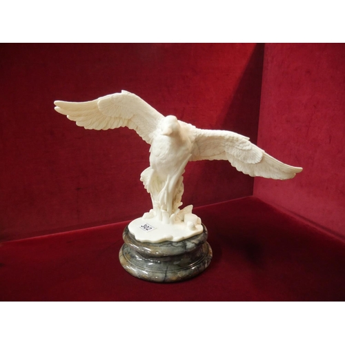 302 - MALLARD FIGURE ON MARBLE BASE